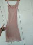 Hennes H&M sukienka elegancka 36 pudrowy róż