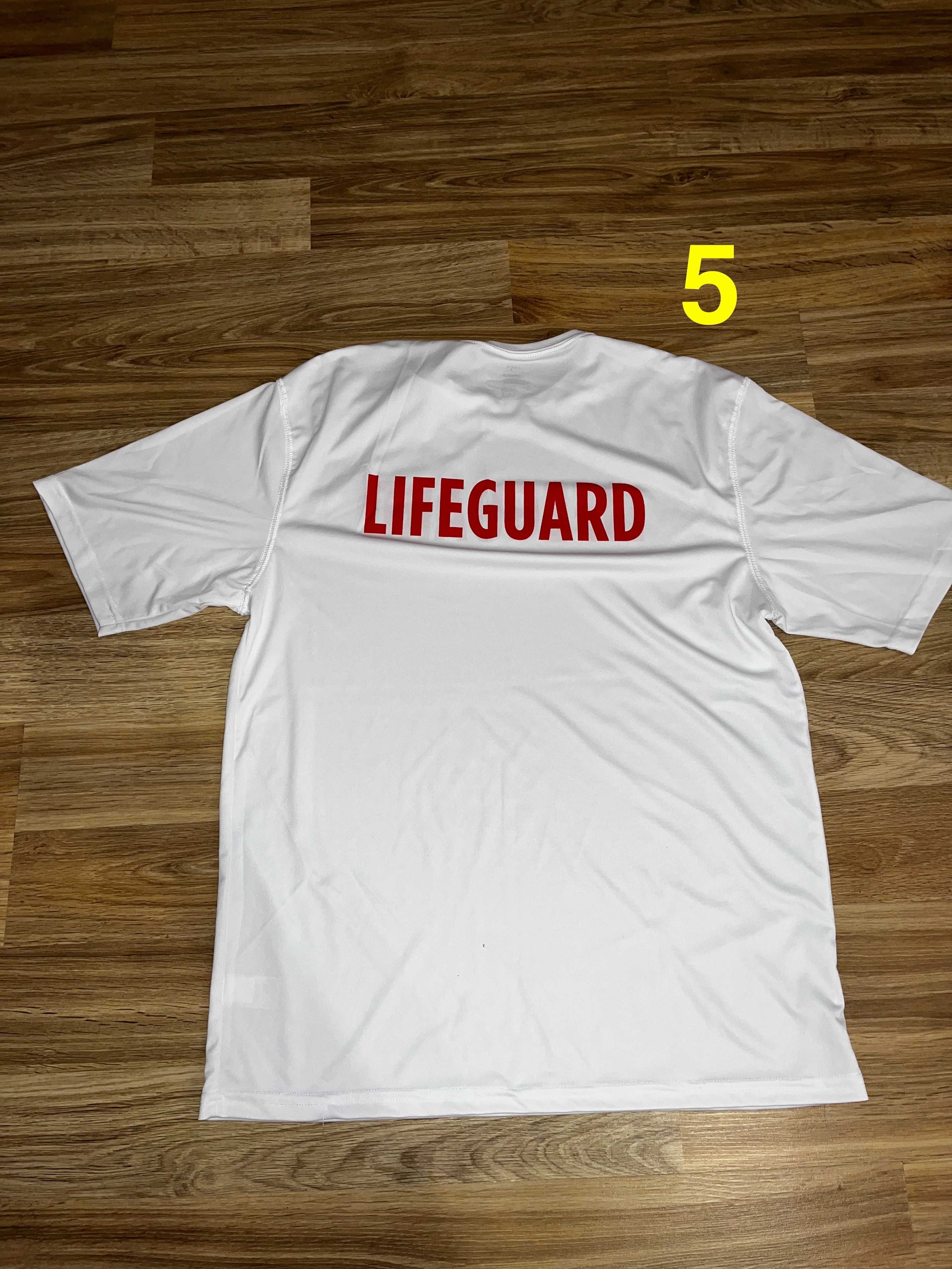 Koszulka rashguard Lifeguard z krótkim rękawem. NOWA
