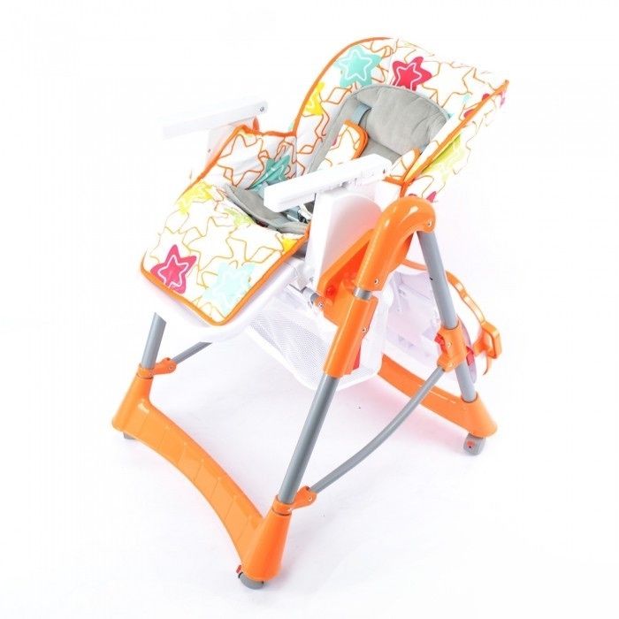Новый стульчик для кормления Tilly baby оранжевого цвета