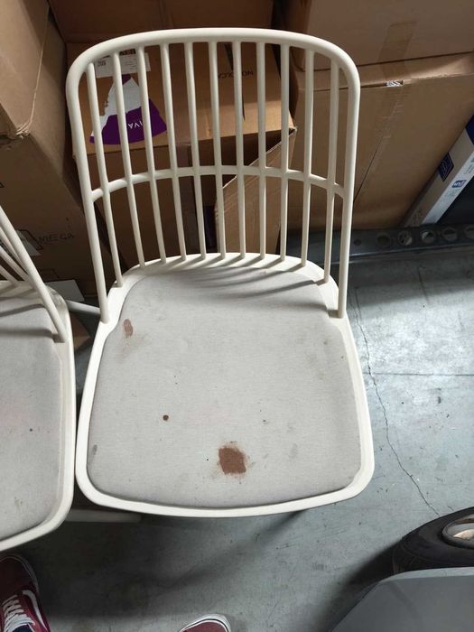 6 cadeiras Sklum em polipropileno e aço