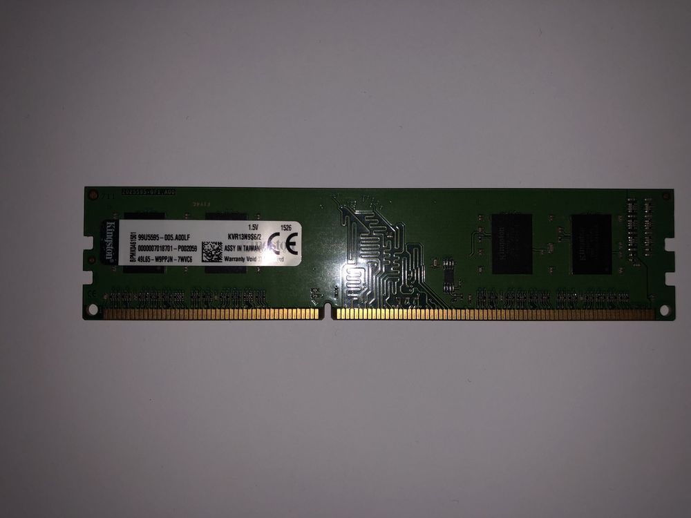 Оперативна пам'ять Kingston DDR3-1333 2048MB PC3-10600 (KVR13N9S6/2)