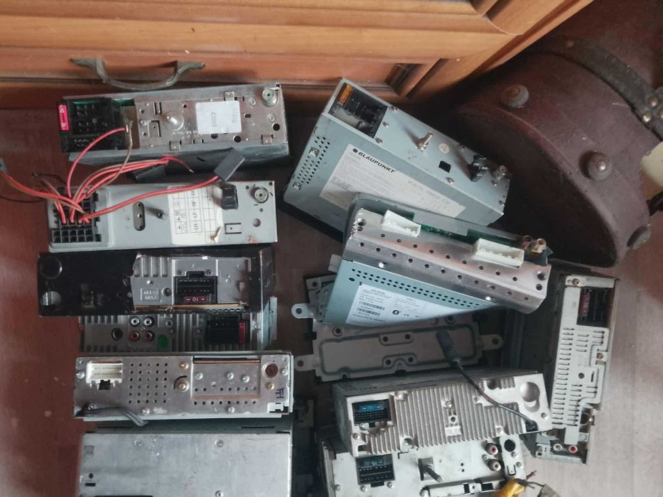 stare radia samochodowe zestaw kolekcja