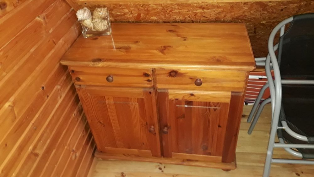 Komoda sosnowa dwudrzwiowa lite drewno