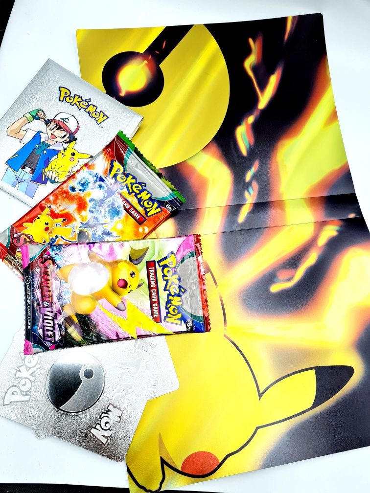 Zestaw Pokemon album A5 na karty Pokemon + karty nowe zabawki