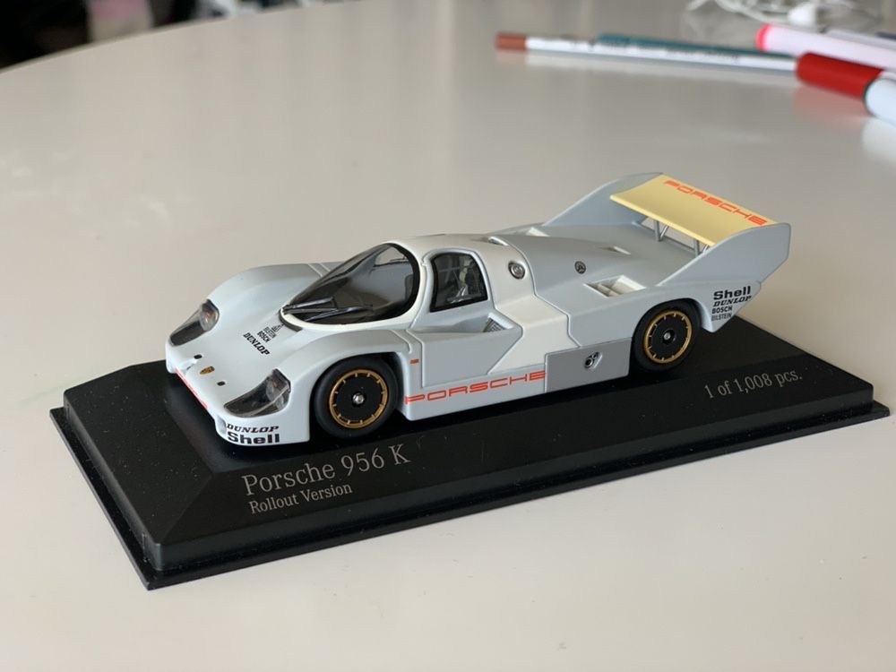 MINICHAMPS - Porsche - 956K Coupe WEISSACH - Rollout Version 1982 1/43