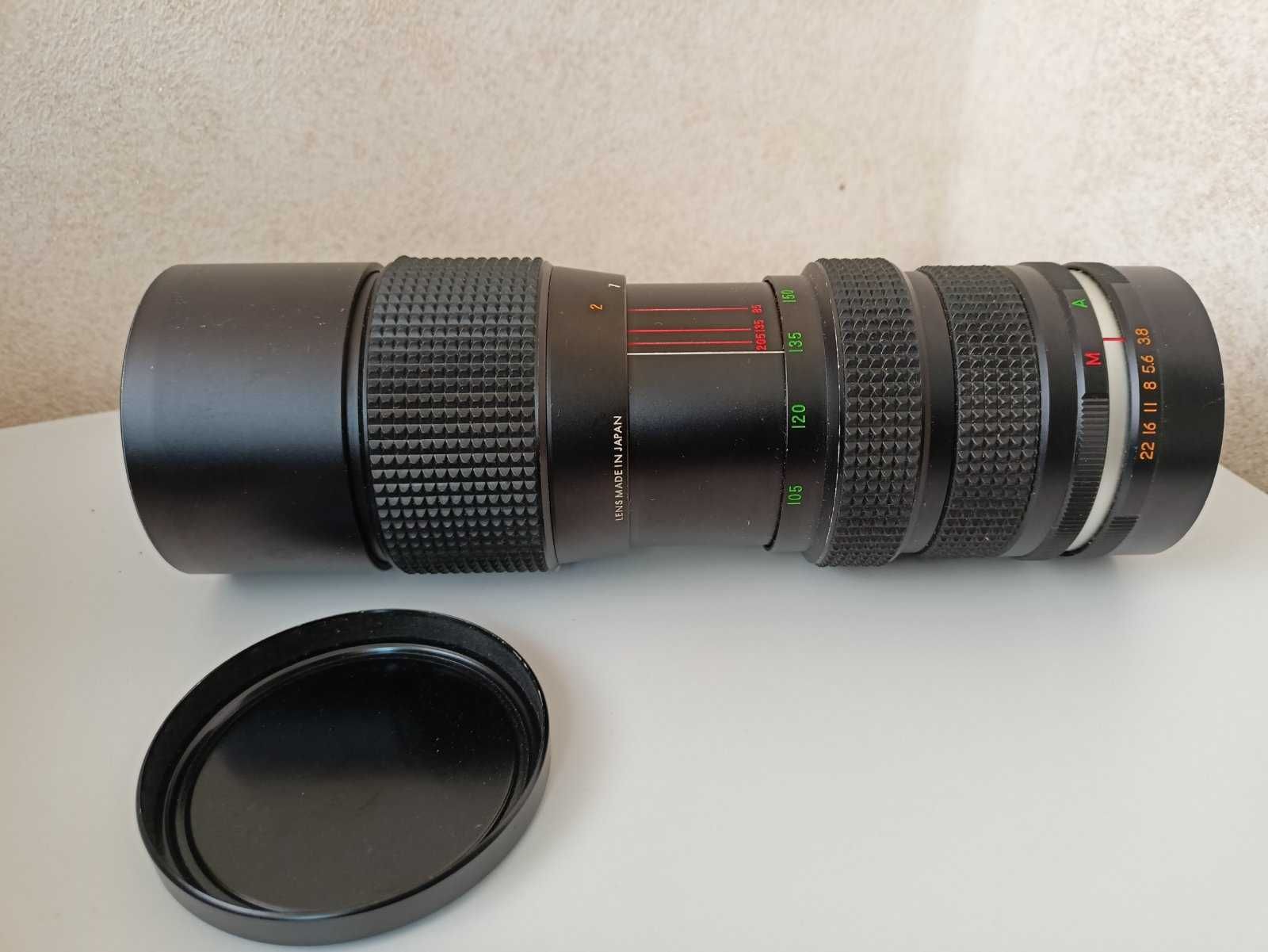 danubia automatic zoom lens multi-coated 85-205 mm f 3.8