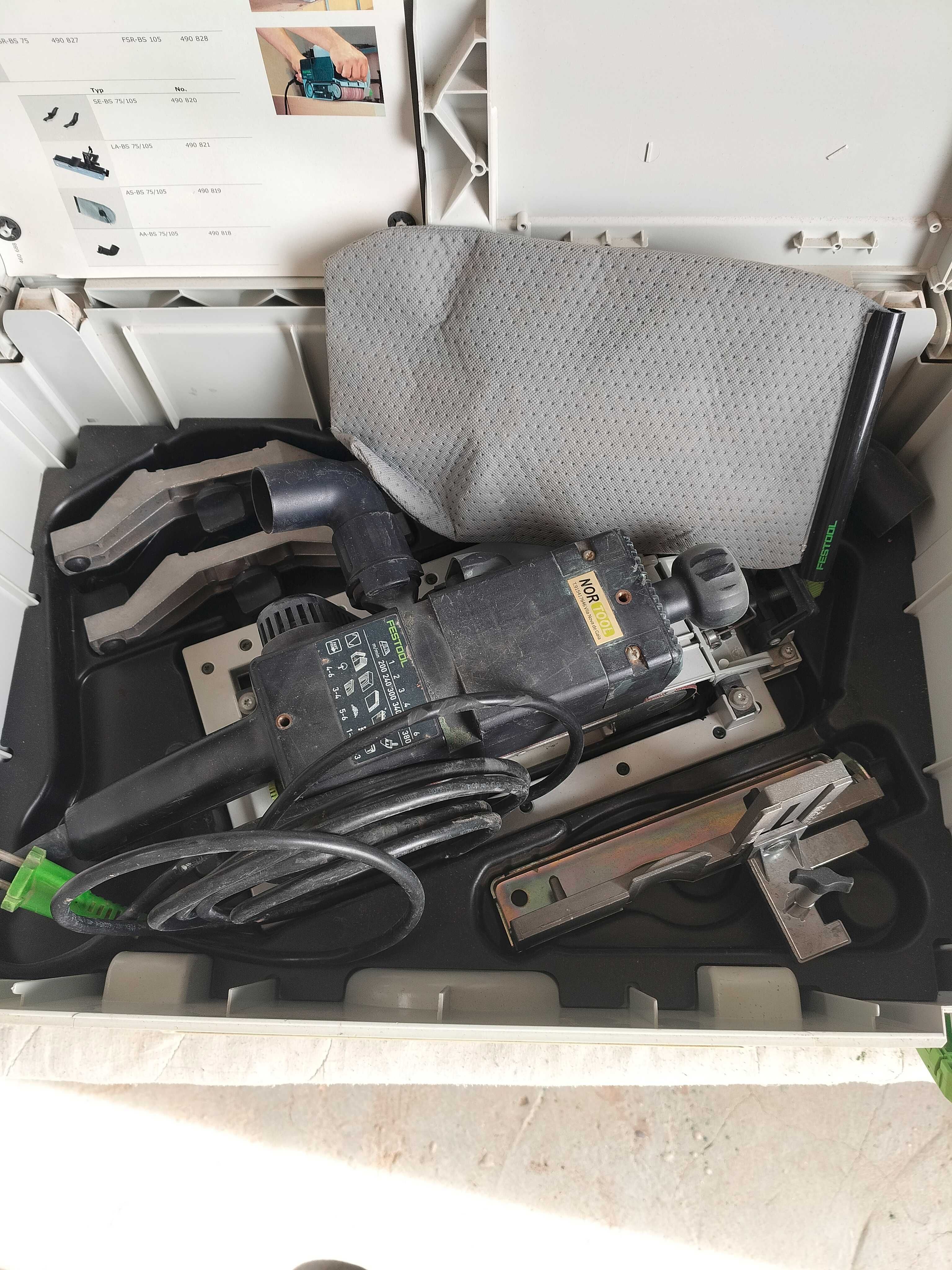 Lixadeira de cinta Festool BS75 Set