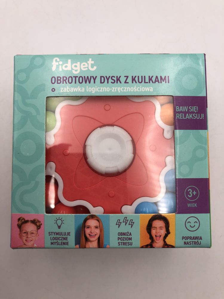 Obrotowy dysk z kulkami