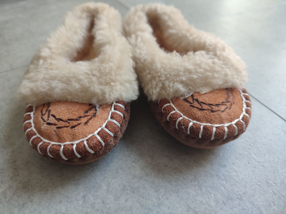 Ciepłe kapcie góralskie, roz. 21/22 14,5cm