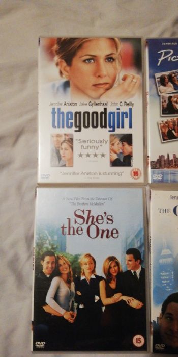 Colecção, em DVD, da Jennifer Aniston (portes grátis)