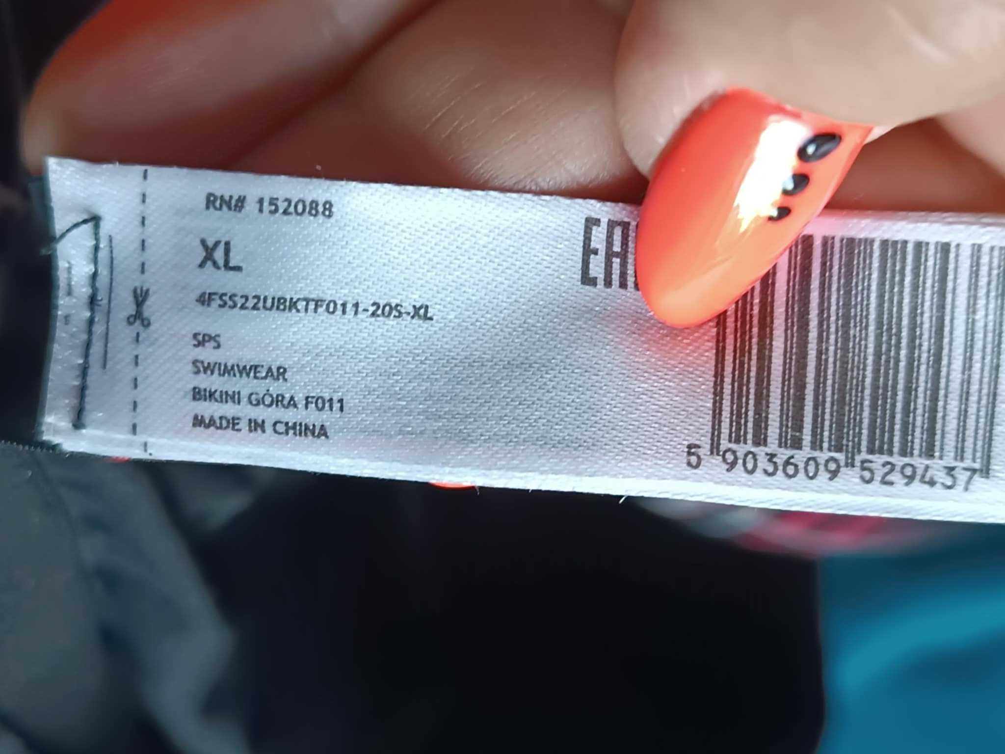 Stanik do stroju nowy z metkami asymetryczny log - XL miska D,E- "4F"