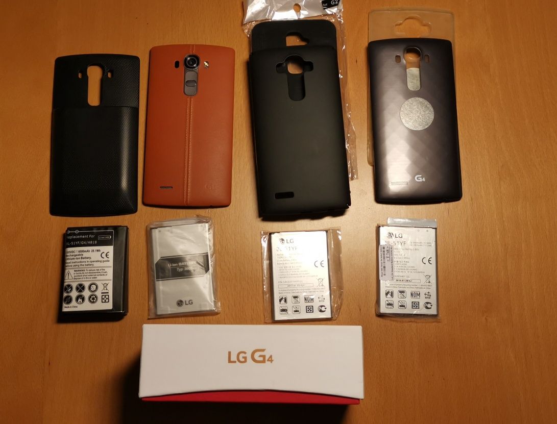 Telemóvel LG G4 (funciona) + LG G2 e LG Spirit (avariados)