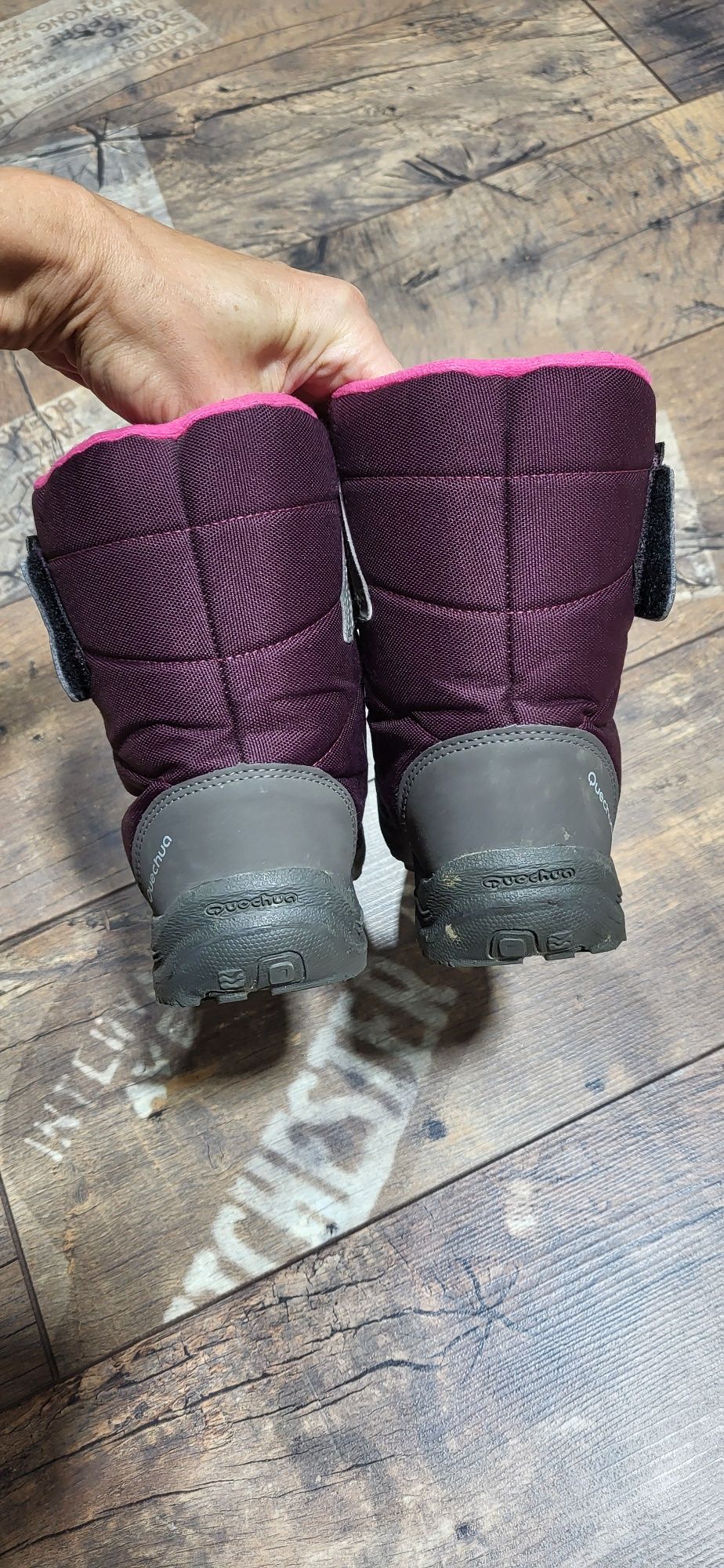 Quechua buty nieprzemakalne dla dziewczynki kozaki botki 32
