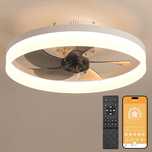 Nowy wentylator sufitowy MOSSCO z Amazon – z pilotem, LED, 6 prędkości