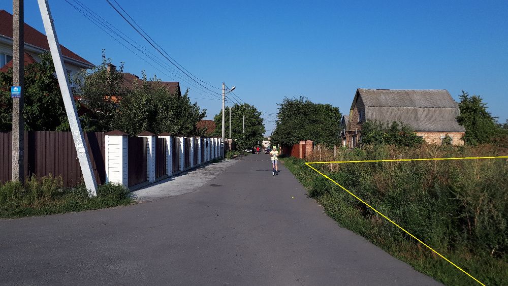 Село Тарасівка, 10.7 соток під забудову, кутова, асфальт, центр села