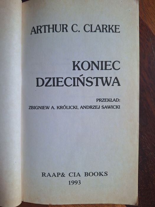 "Koniec Dzieciństwa" Arthur Clarke