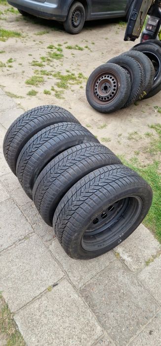 Koła zimowe VW PASSAT B5 5X112 opony NEXEN 205/55 R16 7mm bieżnika wys