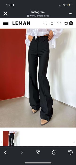 Leman брюки клеш штани