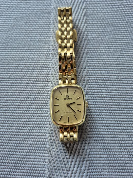 Piekny damski zegarek mechaniczny Atlantic
