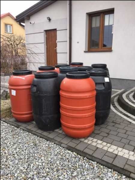 Beczki plastikowe - 220 i 250 litrów po spożywce