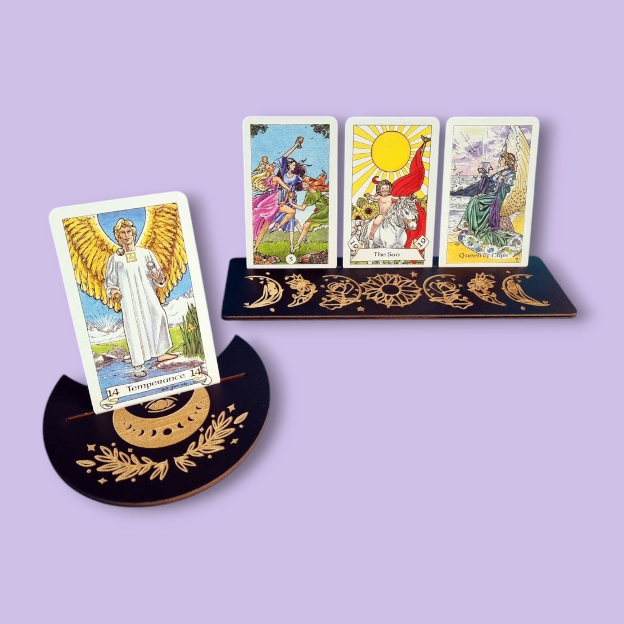 Conj. 2 Suportes para Cartas de Tarot