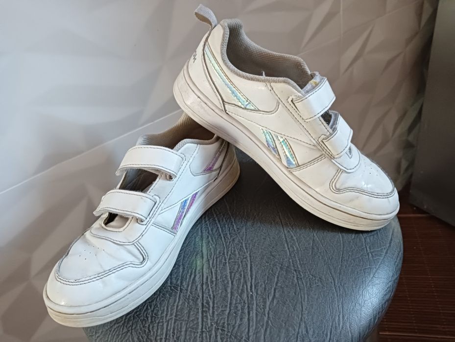 Adidasy Reebok rzep białe 35