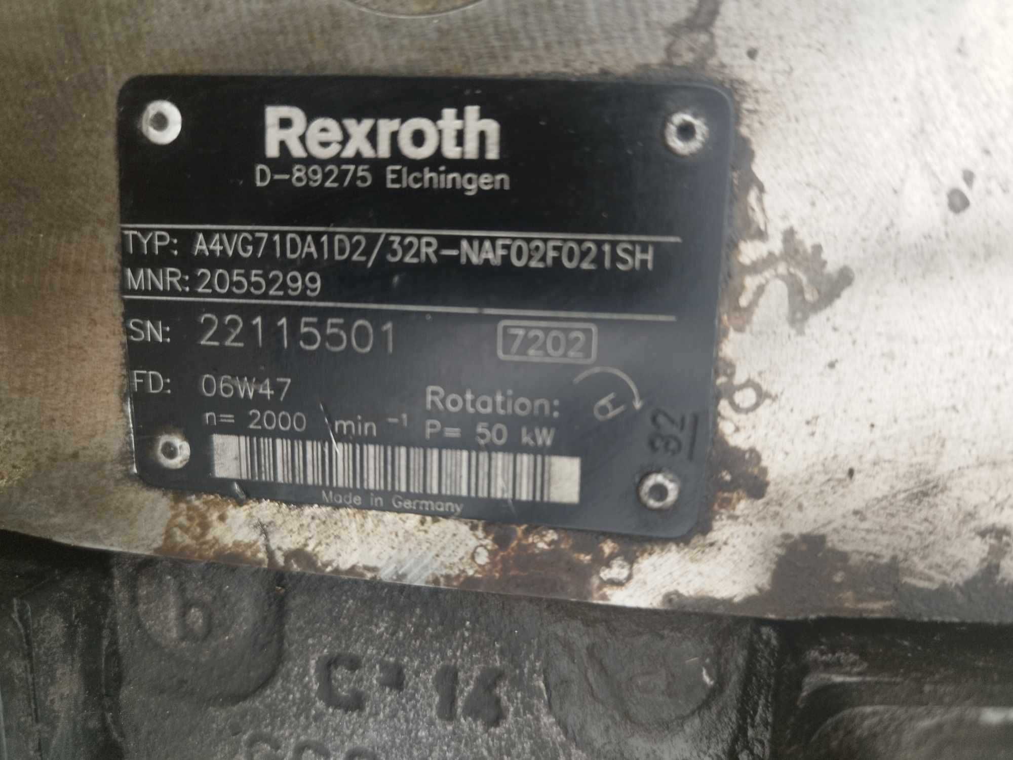 Pompa Hydrauliczna Rexroth A4VG71DA1D2, A4VG71