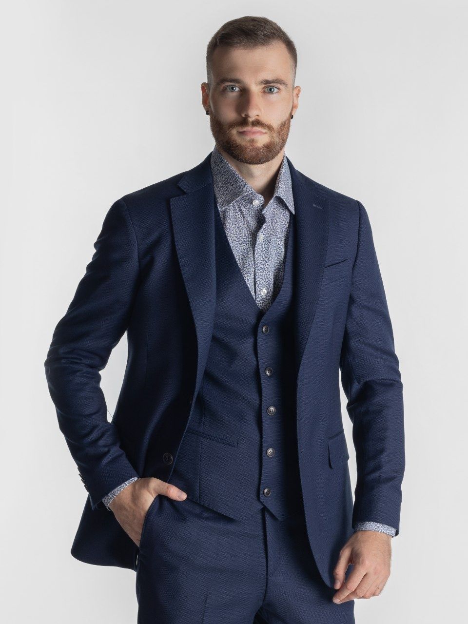 Костюм чоловічий синій ARBER Новий (2023)