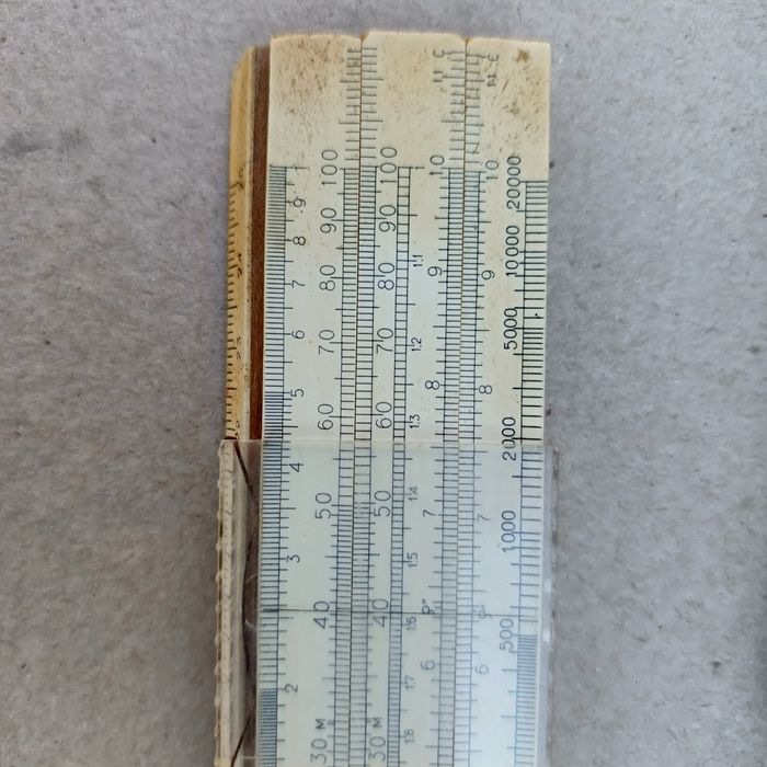 Логарифмическая линейка 1973г