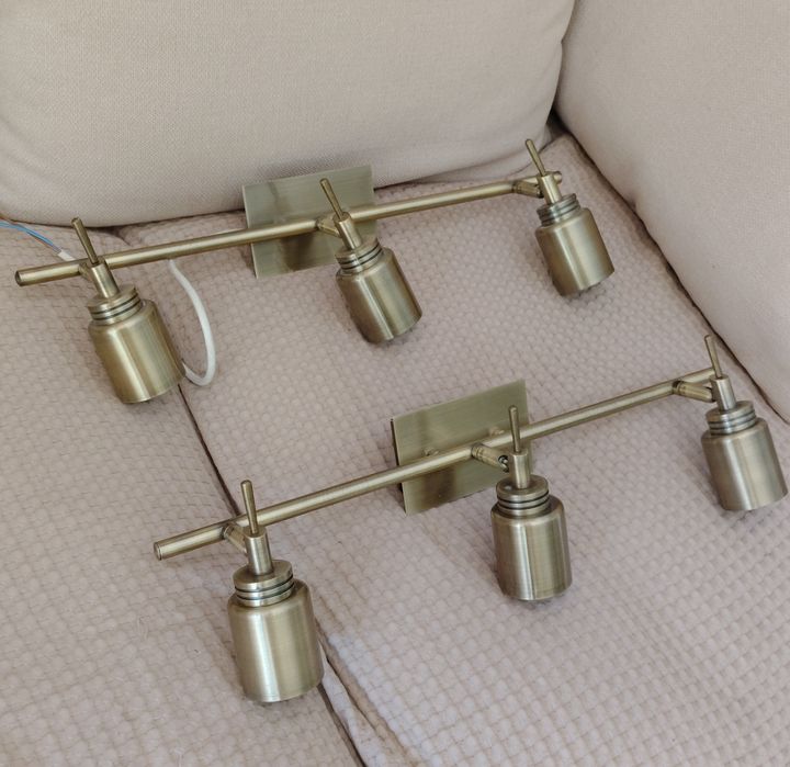 Sprzedam dwa kinkety stylizowane na mosiądz