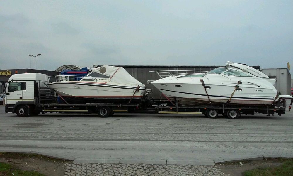 Transport łodzi i jachtów