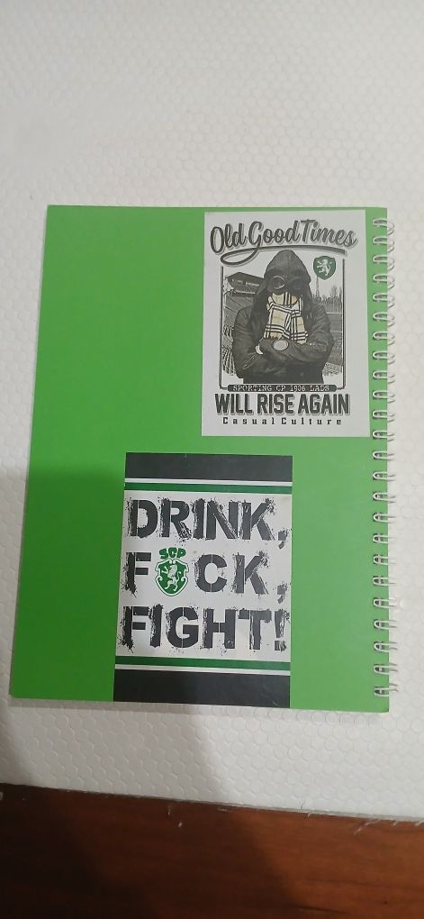 Caderno infinito do Sporting