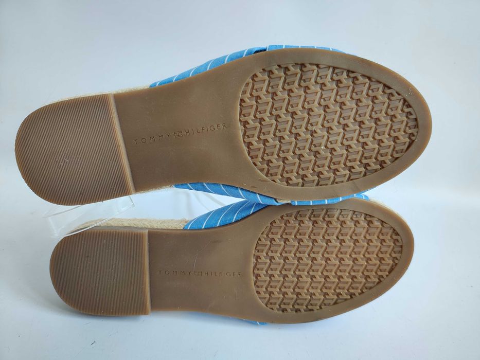 - Tommy Hilfiger TH Stripes Flat - Klapki, espadryle r. 36 / 37