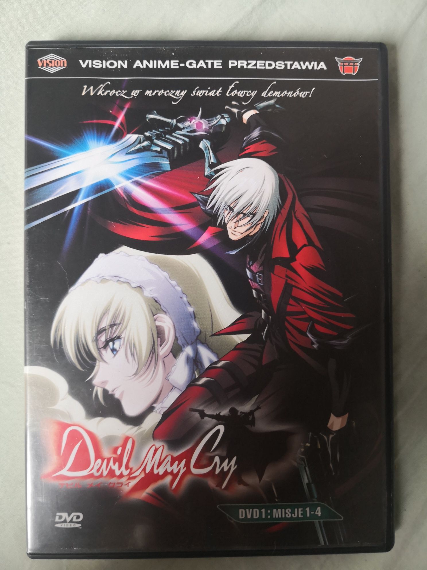 Film Devil May Cry misja 1-4 płyta DVD z pocztówka