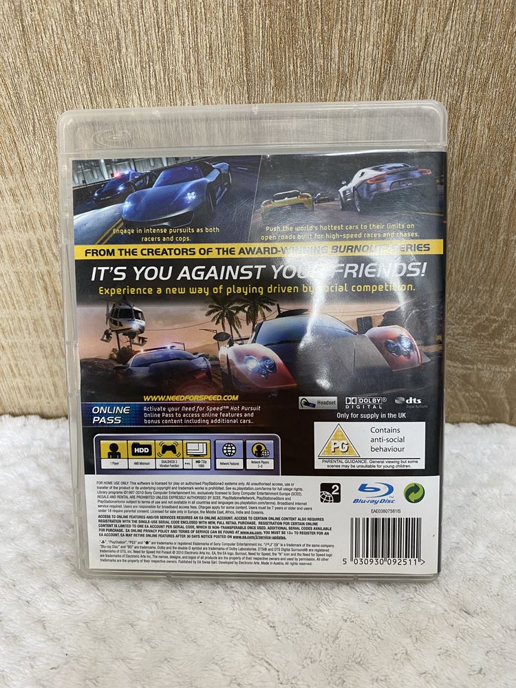 Gra Need For Speed Hot Pursuit PS3