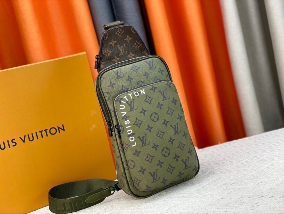 Бананка Louis Vuitton Avenue сумка мужская кожаная кожа натуральная