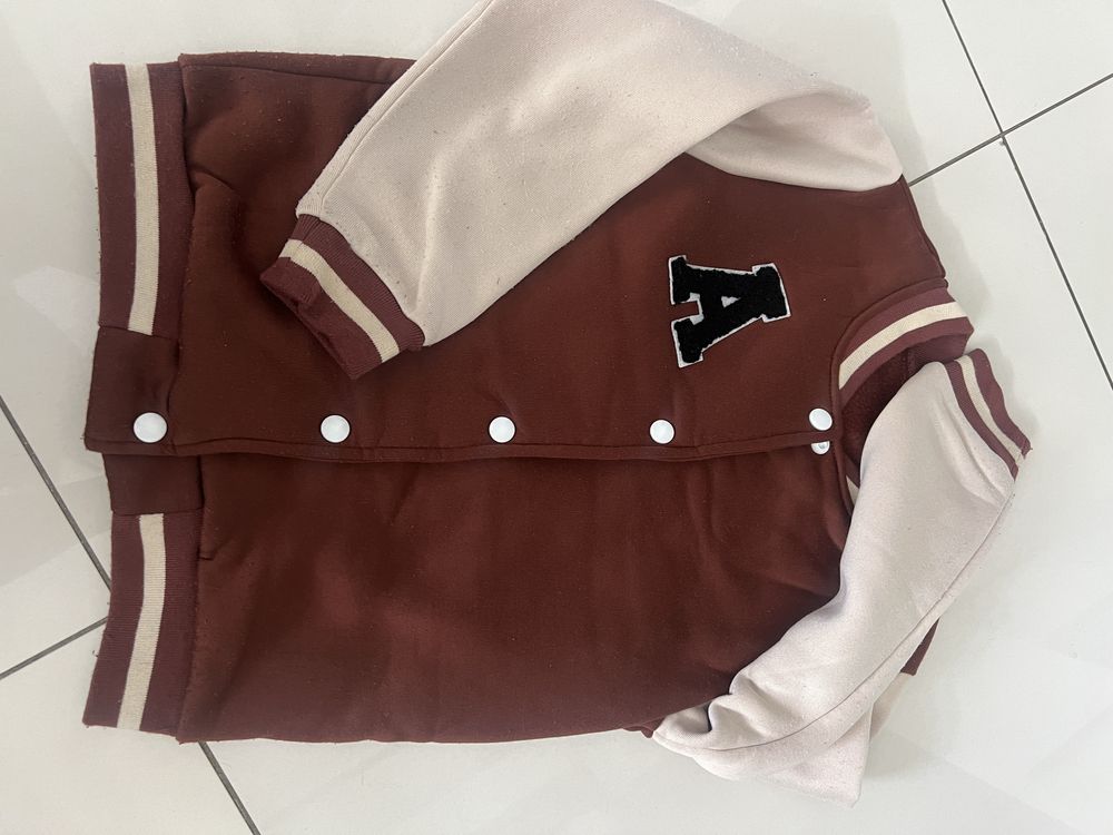 Bluza bomberka baseballowa brąz 116