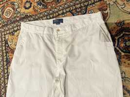 Spodnie Polo Ralph Lauren 38/34 białe spodnie MĘSKIE  bawełniane