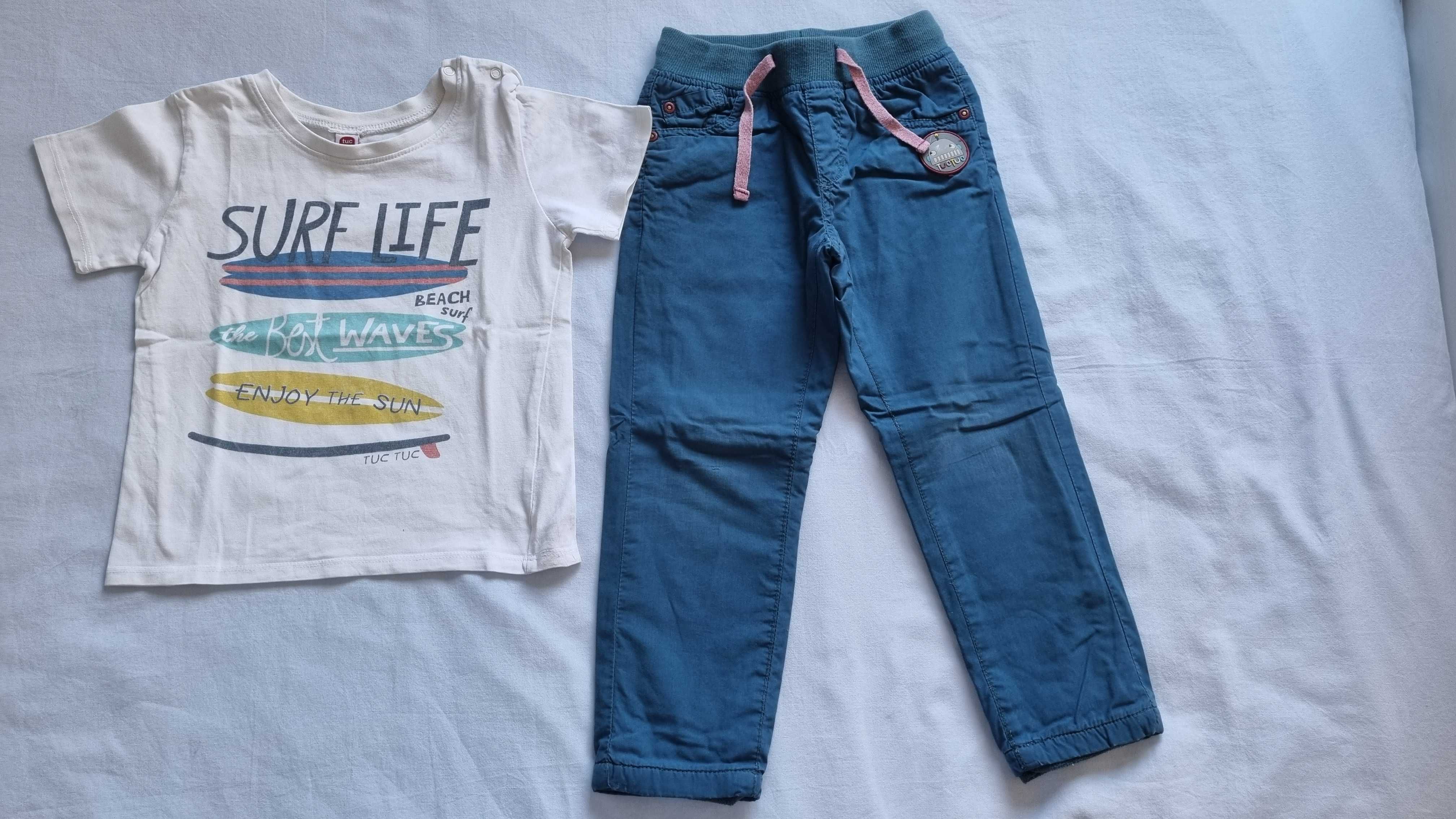 Conjunto de calças + t shirt TucTuc, 3 anos