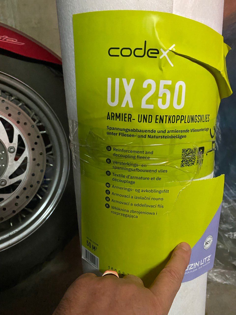 Підкладка під кахельну плитку codex UX 250