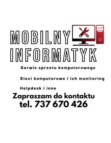 Mobilny informatyk serwis komputerów u klienta Kraków