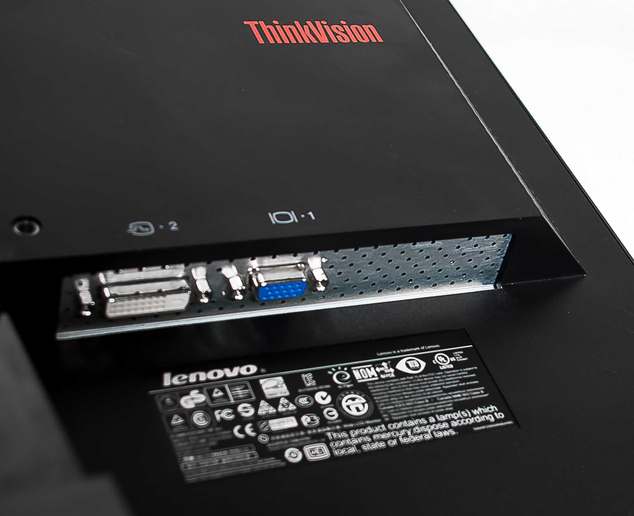 Monitor Lenovo ThinkVision L2250pwD DVI VGA LCD TN 22" PS XBOX