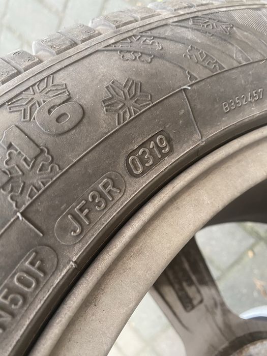 AUDI VW SEAT 16” felgi aluminiowe oryginalne + DUNLOP zimowe