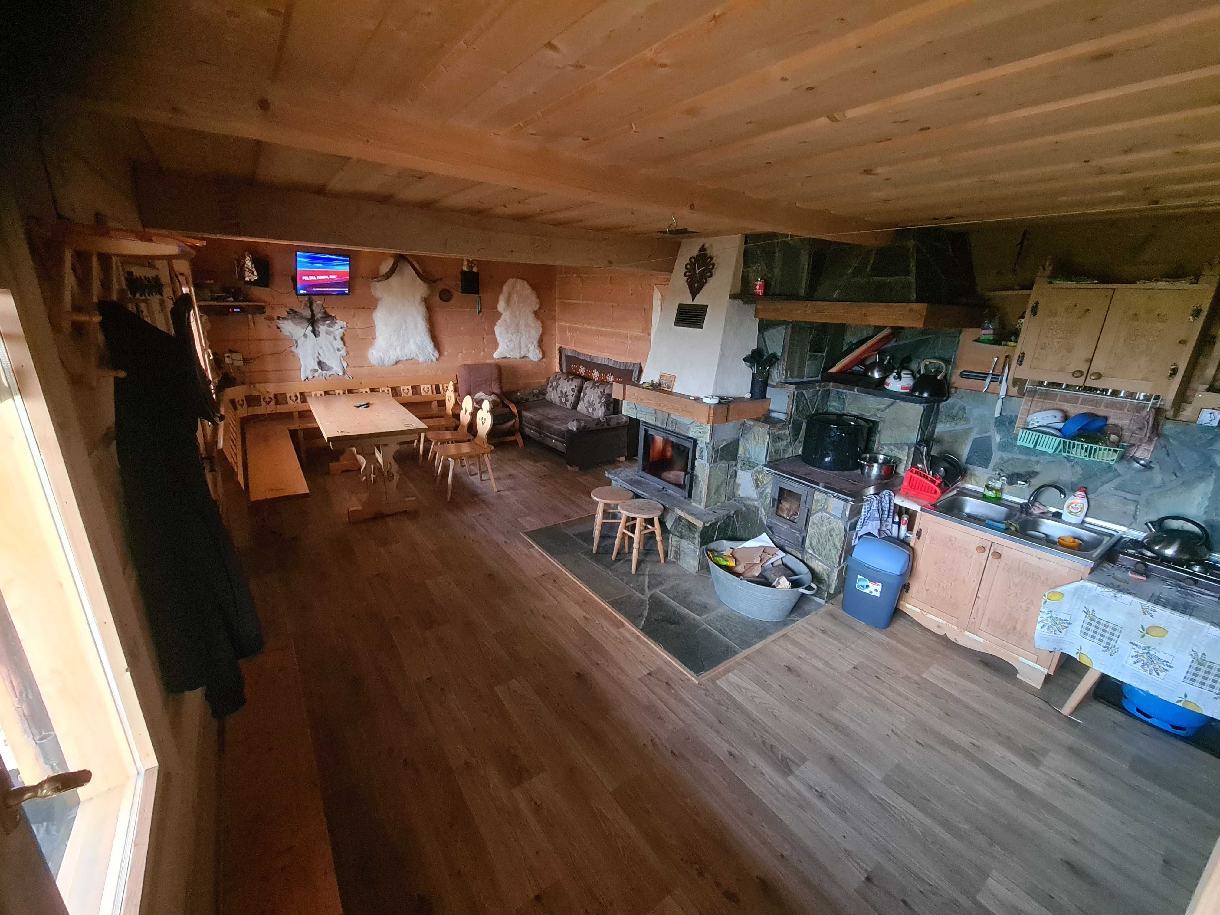 Domek do wynajęcia, bacówka w Gorcach pod Turbaczem.
