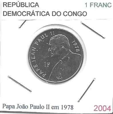 República Democrática do Congo - - - - - Moedas