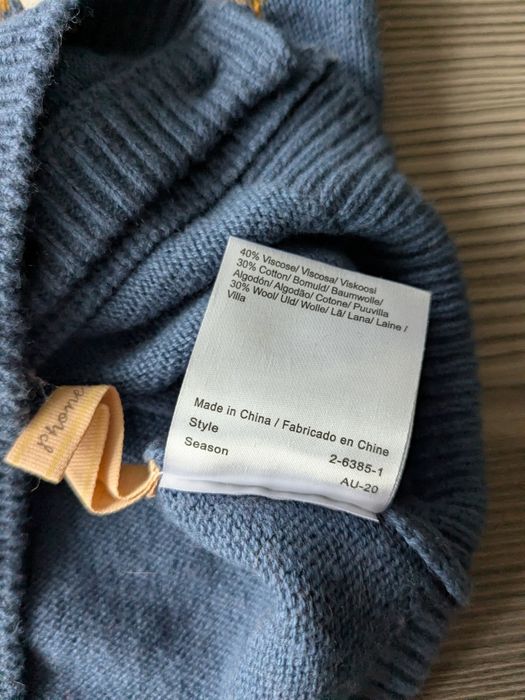 Kamizelka Noa Noa Miniature r. 98 wełna + bawełna + wiskoza, nowa