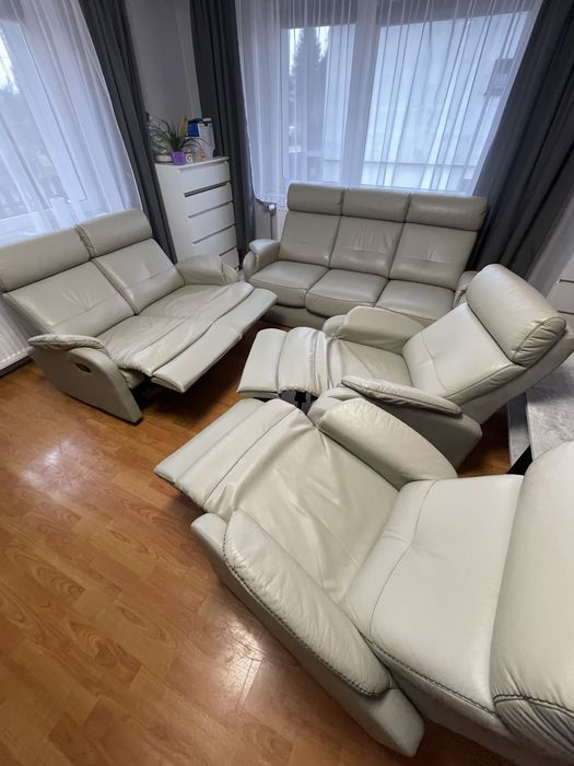 Sprzedam komplet wypoczynkowy , 3+2+1+1 . Funkcja relaks