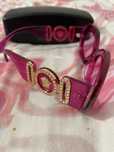 Okulary owalne pin up Versace Medusa pink