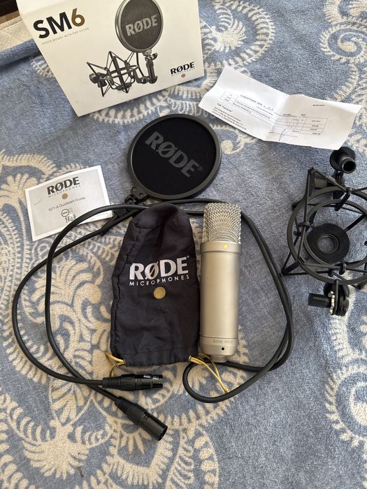 Rode NT1-A + паук с пб фильром