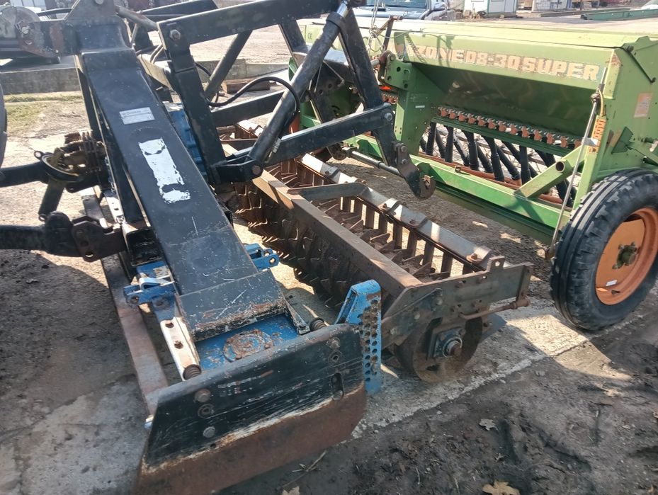 Zestaw uprawowo siewny 3m , siewnik smażone , brona wirnikowa 3m